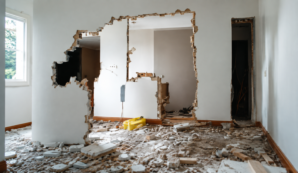 Housing Disrepair Liverpool damaged walls and interior property disrepair