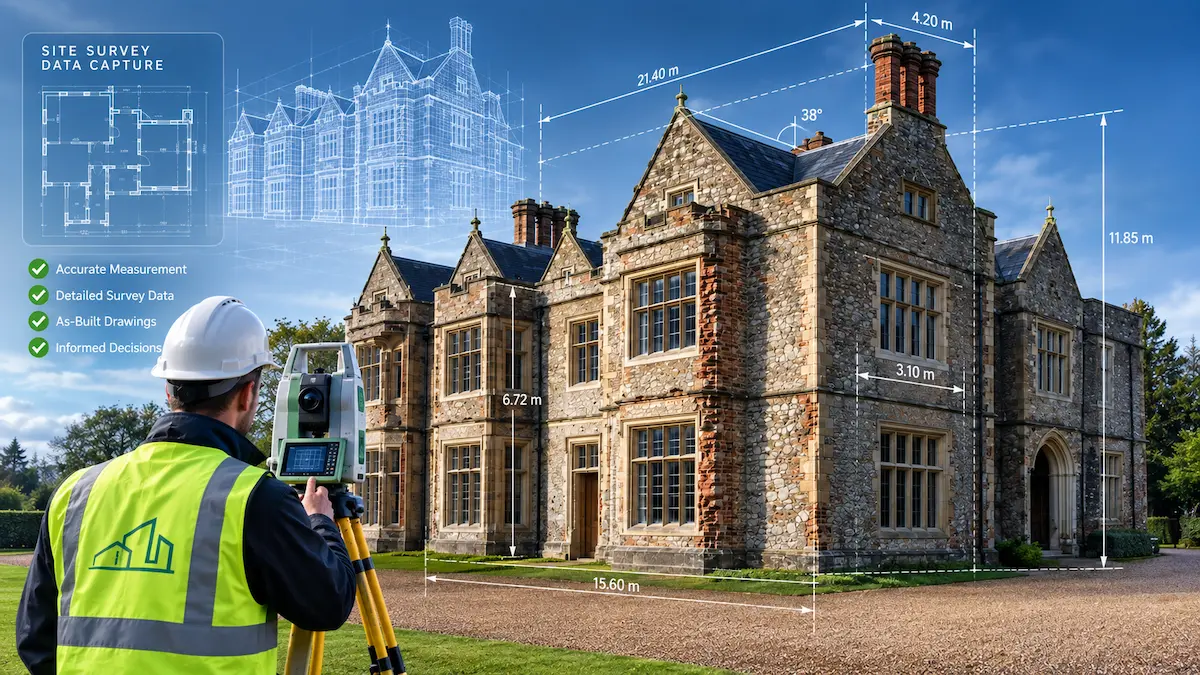 Victorian terraced property in London requiring an accurate measured building survey