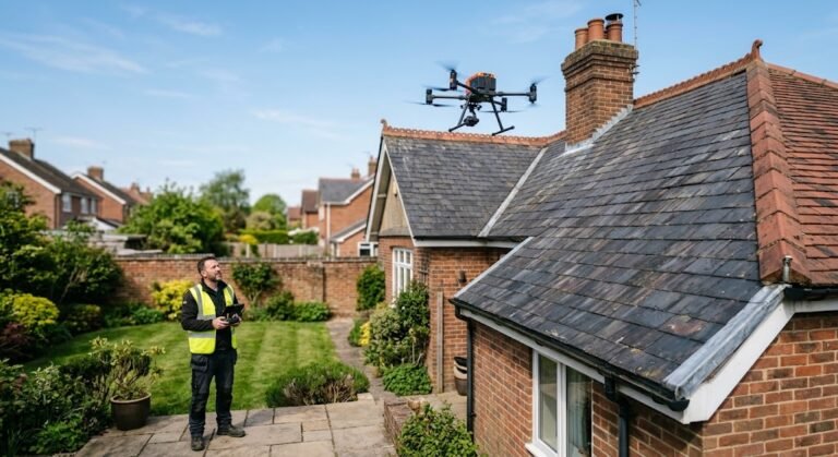 Drone Surveys Detect Roof Leaks