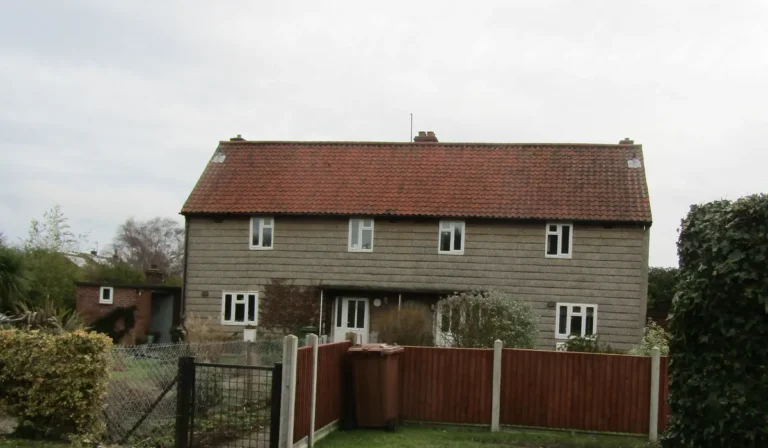 Non standard construction example, a semi detached Airey house built from precast reinforced concrete