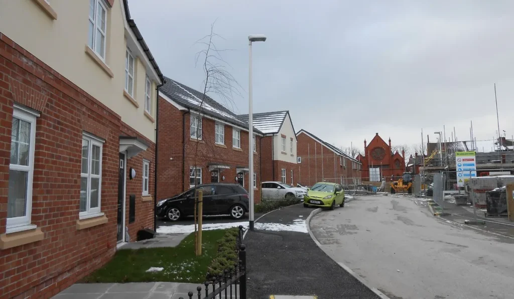 Snagging survey example, a new build housing development in Birkenhead on the Wirral
