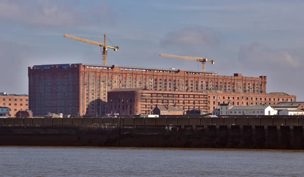 Structural survey commercial property example, Stanley Dock warehouses in Liverpool